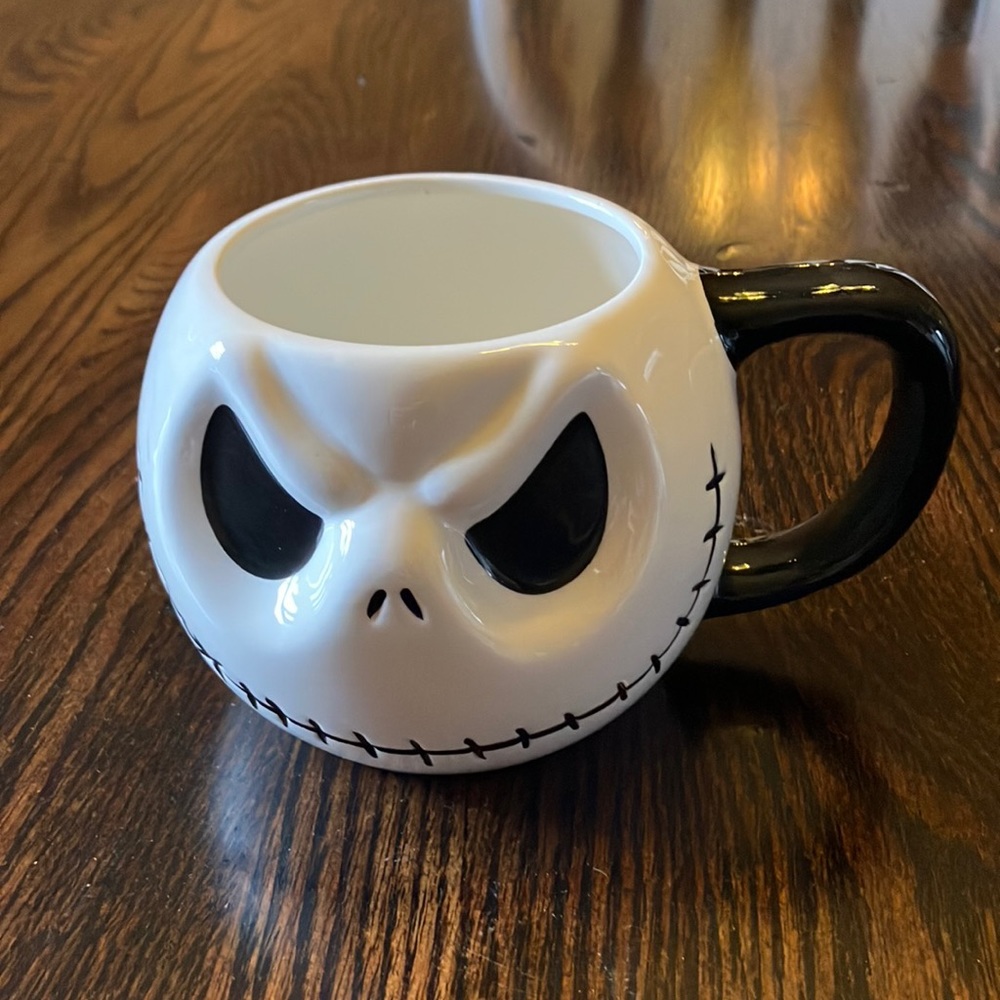 Nightmare Before Christmas Jack Skellington Head Mug